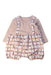 A Beige Long Sleeve Rompers from Mimi Mono in size 6-12M for girl. (Front View)