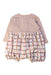 A Beige Long Sleeve Rompers from Mimi Mono in size 6-12M for girl. (Back View)