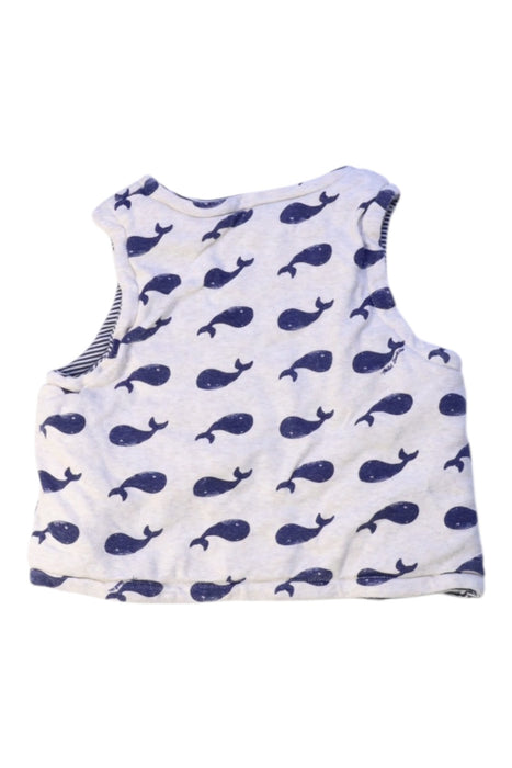 A Blue Sleepsacs from Petit Bateau in size 12-18M for boy. (Back View)