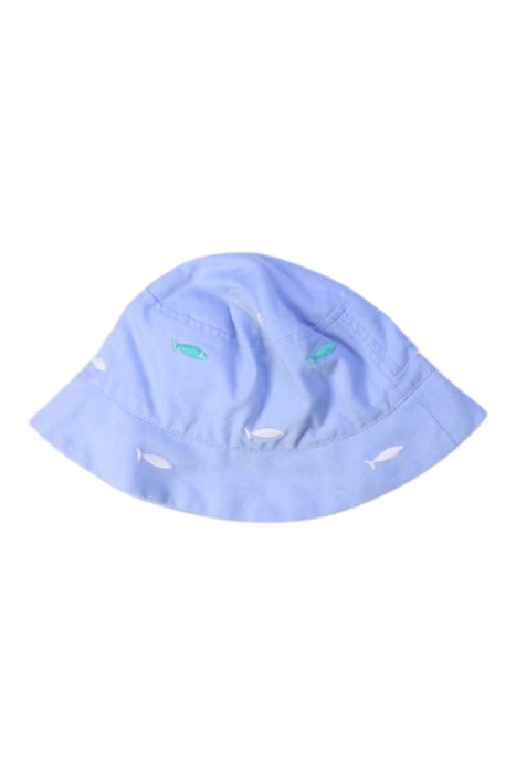 A Blue Sun Hats from Jacadi in size 6-12M for neutral. (Back View)