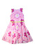 A Pink Sleeveless Dresses from Jacadi in size 12Y for girl. (Front View)