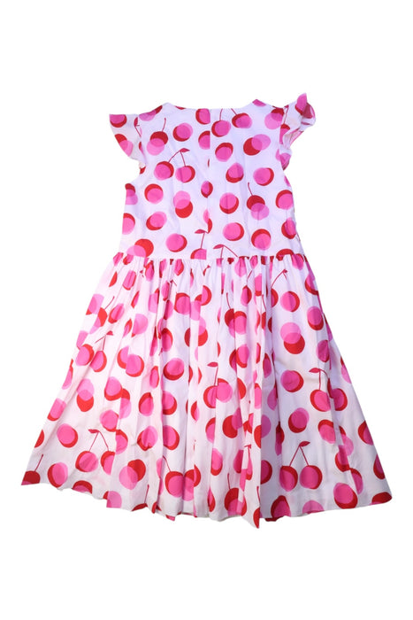 A Pink Sleeveless Dresses from Jacadi in size 12Y for girl. (Back View)