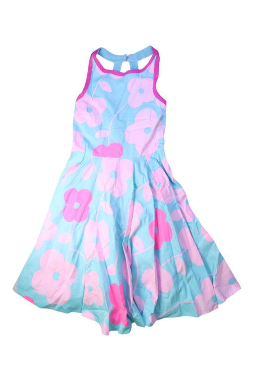 A Blue Sleeveless Dresses from Jacadi in size 12Y for girl. (Front View)