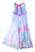 A Blue Sleeveless Dresses from Jacadi in size 12Y for girl. (Back View)