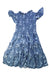 A Blue Short Sleeve Dresses from Polo Ralph Lauren in size 8Y for girl. (Back View)