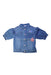 A Blue Lightweight Jackets from Monnalisa in size 8Y for girl. (Front View)