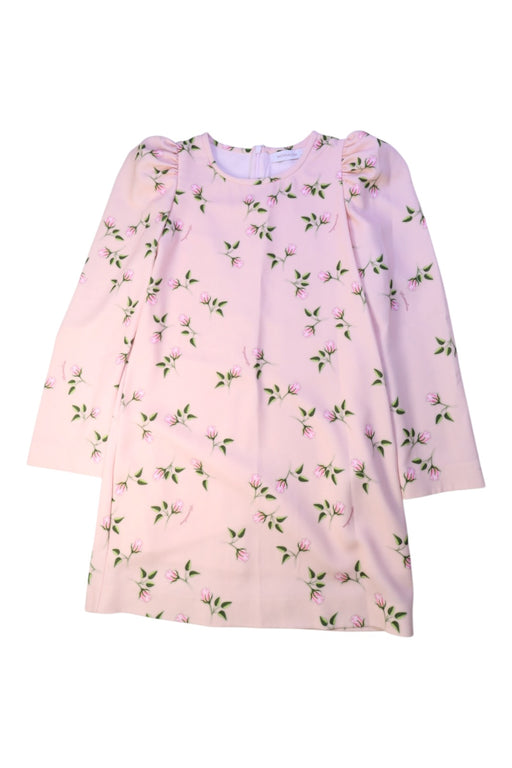 A Pink Long Sleeve Dresses from Monnalisa in size 10Y for girl. (Front View)