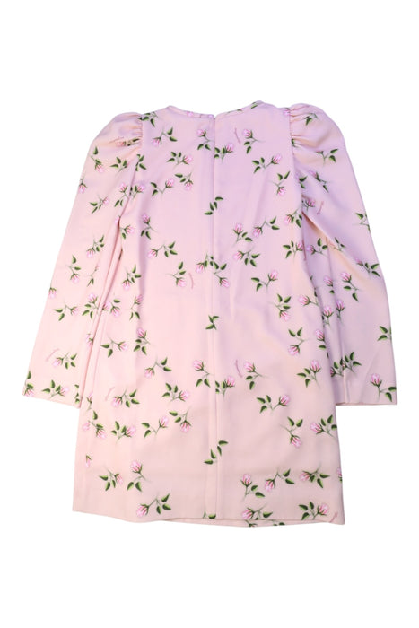 A Pink Long Sleeve Dresses from Monnalisa in size 10Y for girl. (Back View)
