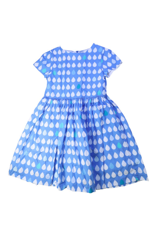 A Blue Short Sleeve Dresses from Jacadi in size 8Y for girl. (Front View)