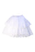 A White Tulle Skirts from As Know As Ponpoko in size 10Y for girl. (Back View)