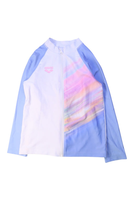 A Multicolour Rash Guards from Arena in size 10Y for girl. (Front View)