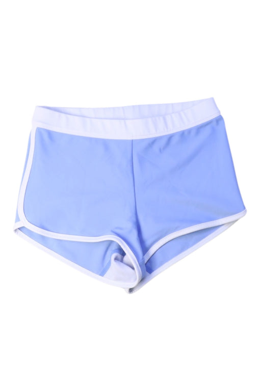A Blue Shorts from Arena in size 10Y for girl. (Front View)