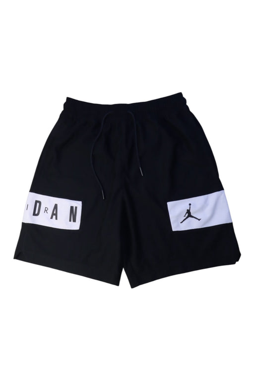 A Black Shorts from Air Jordan in size 14Y for boy. (Front View)