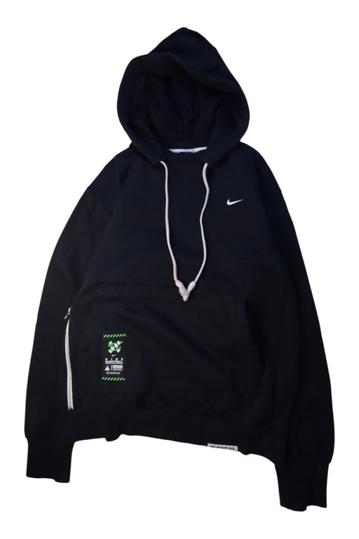 A Black Hooded Sweatshirts from Nike in size 14Y for boy. (Front View)