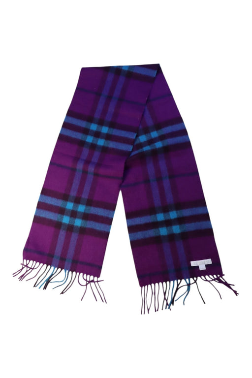 A Purple Scarves from Burberry in size O/S for neutral. (Front View)