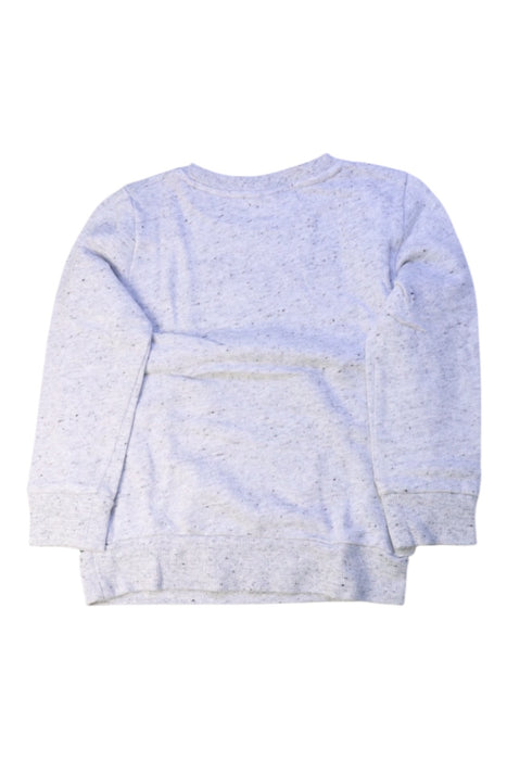 A Grey Crewneck Sweatshirts from Seed in size 5T for boy. (Back View)