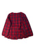 A Red Long Sleeve Shirts from La Compagnie des Petits in size 4T for girl. (Back View)