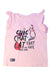 A Pink Sleeveless Tops from ELLE in size 5T for girl. (Front View)