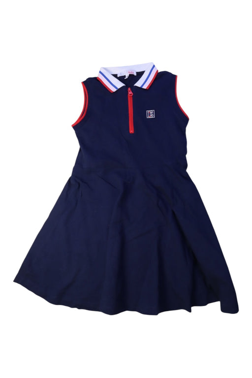 A Navy Sleeveless Dresses from ELLE in size 5T for girl. (Front View)