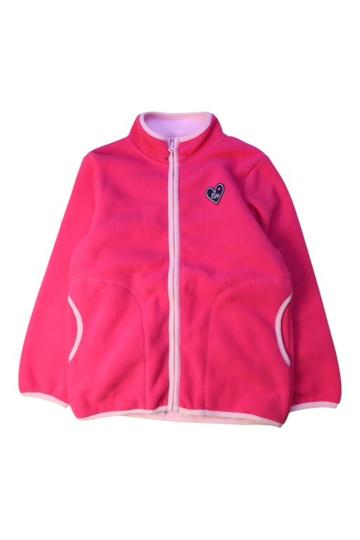 A Pink Lightweight Jackets from ELLE in size 5T for girl. (Front View)