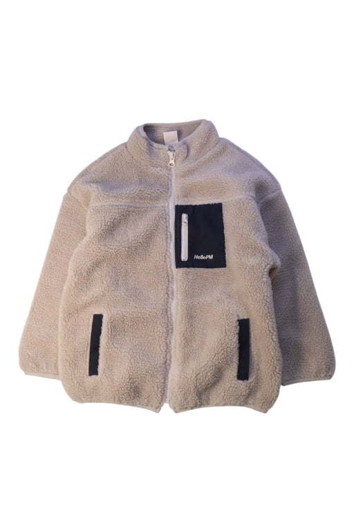 A Beige Puffer/Quilted Coats & Outerwear from Petit Main in size 5T for boy. (Front View)