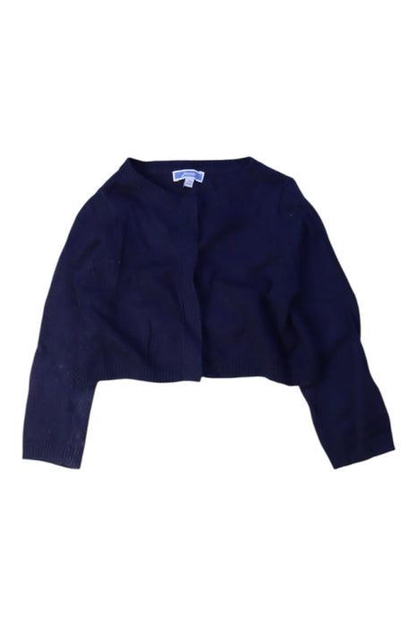 A Navy Cardigans from Jacadi in size 3T for girl. (Front View)