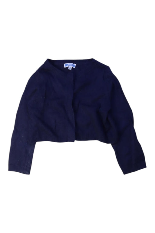 A Navy Cardigans from Jacadi in size 3T for girl. (Front View)