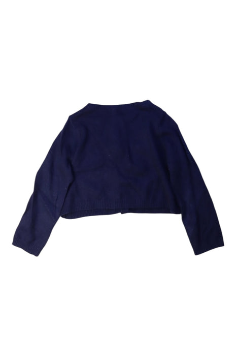A Navy Cardigans from Jacadi in size 3T for girl. (Back View)