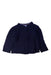 A Navy Cardigans from Jacadi in size 12-18M for neutral. (Front View)