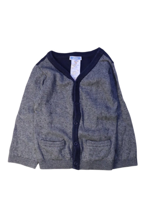 A Grey Cardigans from Jacadi in size 3T for boy. (Front View)