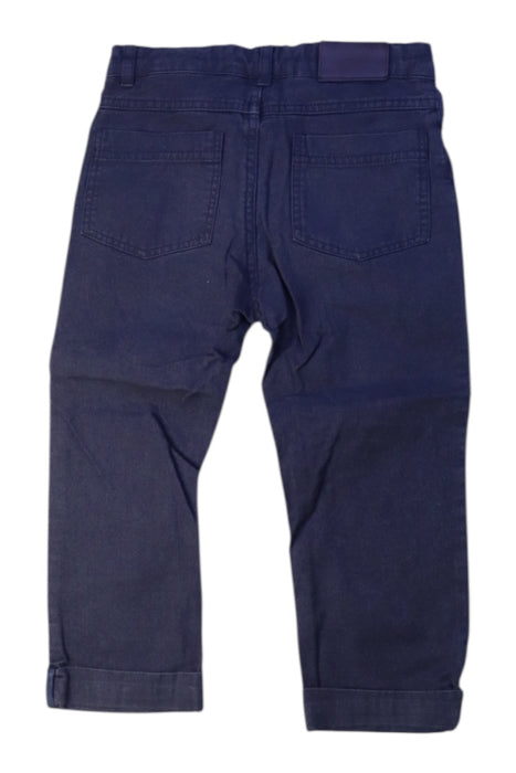 A Navy Casual Pants from Jacadi in size 3T for boy. (Back View)