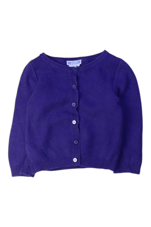 A Purple Cardigans from Jacadi in size 2T for girl. (Front View)