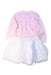 A Pink Long Sleeve Dresses from Kingkow in size 4T for girl. (Back View)