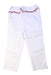 A White Casual Pants from Ferrari in size 4T for girl. (Back View)