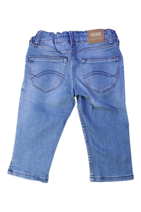 A Blue Jeans from Tommy Hilfiger in size 7Y for boy. (Back View)