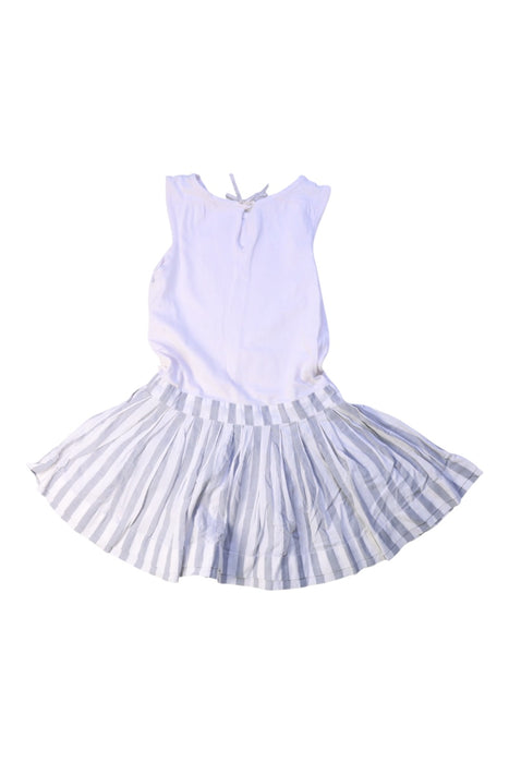 A White Sleeveless Dresses from Jacadi in size 4T for girl. (Back View)
