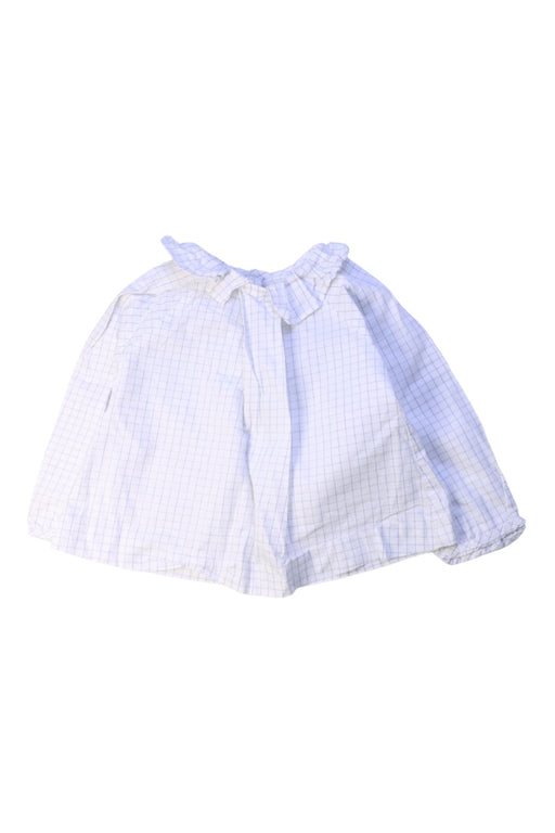 A White Long Sleeve Tops from Jacadi in size 2T for girl. (Front View)