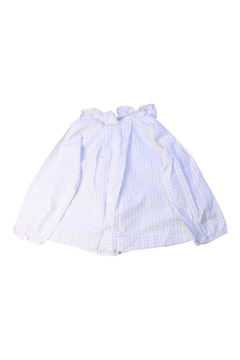 A White Long Sleeve Tops from Jacadi in size 2T for girl. (Back View)