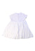 A White Short Sleeve Dresses from Ralph Lauren in size 12-18M for girl. (Back View)