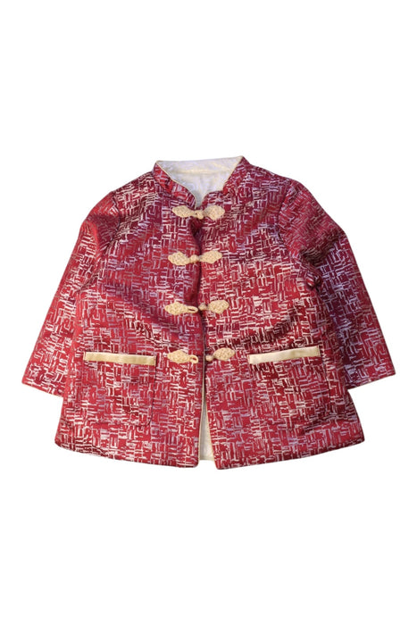 A Red Puffer/Quilted Coats & Outerwear from Mides in size 2T for boy. (Front View)