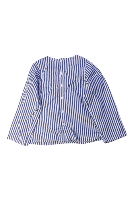 A Navy Long Sleeve Tops from Jacadi in size 2T for girl. (Back View)