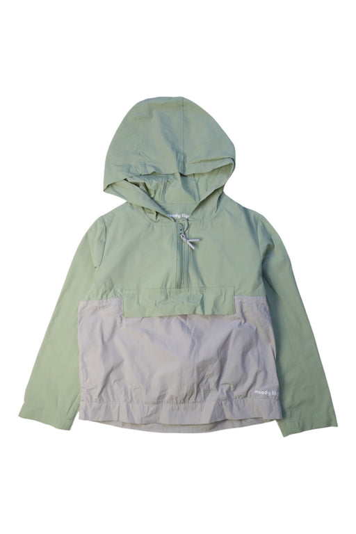 A Green Rain Jackets from Moody Tiger in size 4T for boy. (Front View)