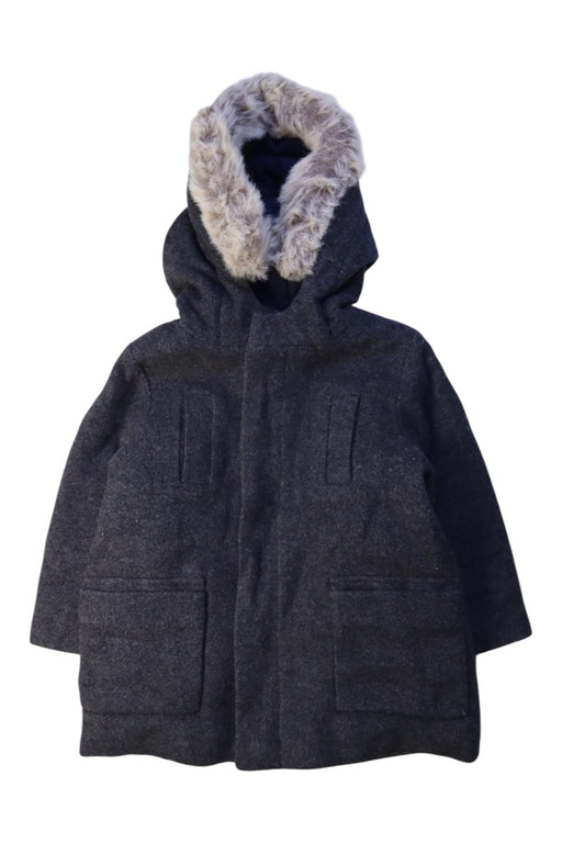 A Grey Coats from Jacadi in size 2T for boy. (Front View)
