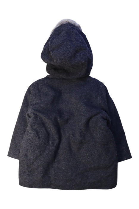 A Grey Coats from Jacadi in size 2T for boy. (Back View)
