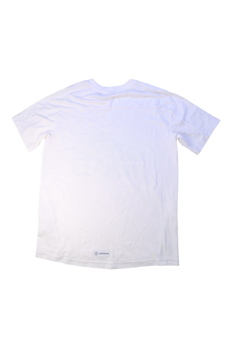 A White Short Sleeve T Shirts from Adidas in size 14Y for boy. (Back View)