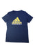 A Navy Short Sleeve T Shirts from Adidas in size 12Y for boy. (Front View)