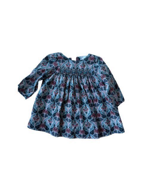 A Multicolour Long Sleeve Dresses from Bonpoint in size 6-12M for girl. (Front View)