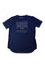 A Navy Short Sleeve T Shirts from Under Armour in size 14Y for neutral. (Front View)