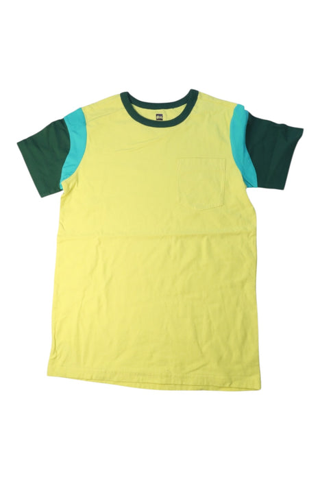 A Yellow Short Sleeve T Shirts from Tea in size 12Y for neutral. (Front View)