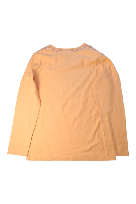 A Peach Long Sleeve T Shirts from Tea in size 12Y for neutral. (Back View)